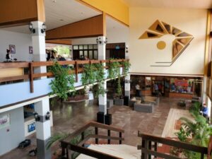 Lobby of Hotel Club Atlantico in Cuba