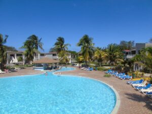 Swimming pool on the territory of Hotel Club Atlantico in Cuba